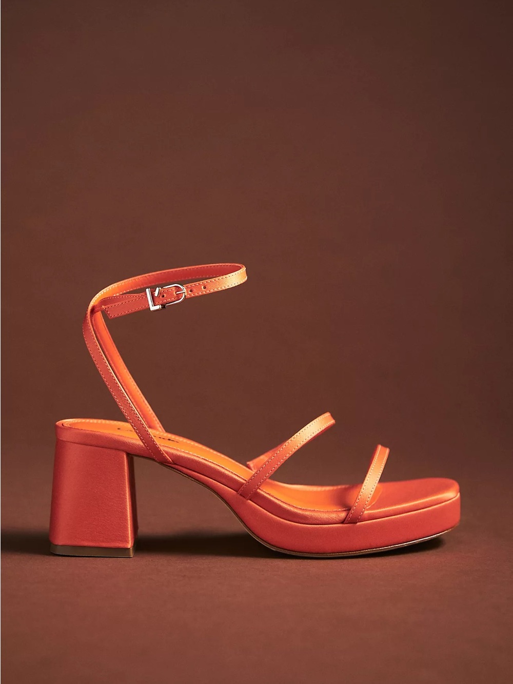 Larroudé Gio Heels Orange